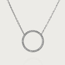画像をギャラリービューアに読み込む, CIRCLE OF LIFE NECKLACE XL White gold, diamond