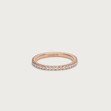 画像をギャラリービューアに読み込む, ETERNITY RING M Rose gold, diamond