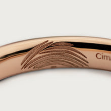 Load image into Gallery viewer, LOVE MARK WEDDING BAND ORGANIC Rose gold