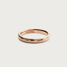 Load image into Gallery viewer, LOVE MARK WEDDING BAND ORGANIC Rose gold