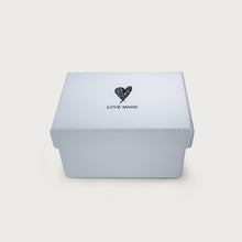 Load image into Gallery viewer, LOVE MARK WEDDING BAND ORGANIC White gold