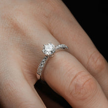 画像をギャラリービューアに読み込む, Engagement Ring 0,80 Ct