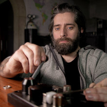 Load image into Gallery viewer, LOVE MARK WEDDING BANDS Rose gold, diamond