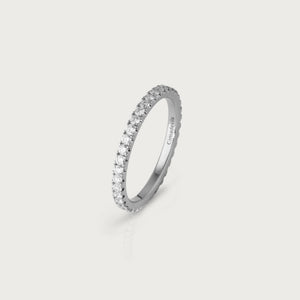 ETERNITY RING M Platinum, diamond