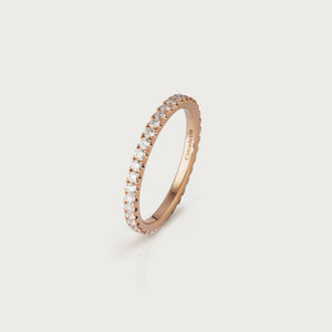 ETERNITY RING M Rose gold, diamond