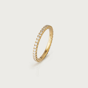 ETERNITY RING M Yellow gold, diamond