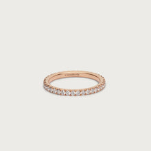 Load image into Gallery viewer, ETERNITY RING M Rose gold, diamond
