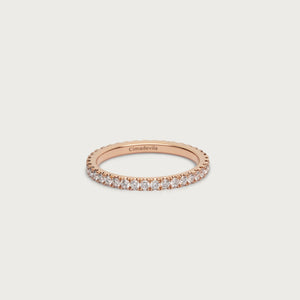 ETERNITY RING M Rose gold, diamond