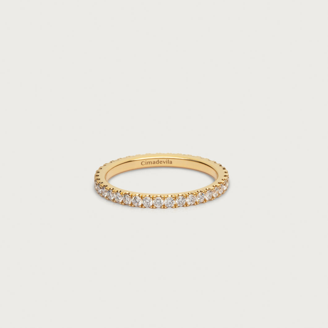 ETERNITY RING M Yellow gold, diamond