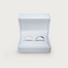 画像をギャラリービューアに読み込む, LOVE MARK WEDDING BAND ORGANIC White gold, diamond
