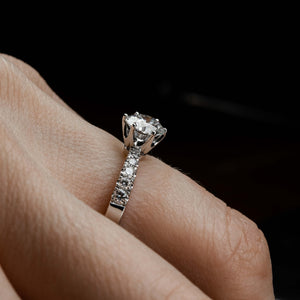 Engagement Ring 0,80 Ct