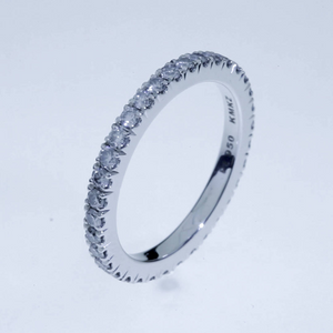 Eternity diamond ring - platinum 950